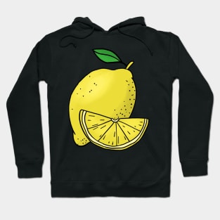 Lemon hand drawn fruits summer Hoodie